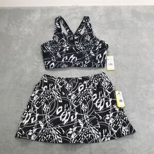 Eleven By Venus  Williams 90's Girl Skirt & Bra Set Size M New